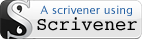 A scrivener using Scrivener