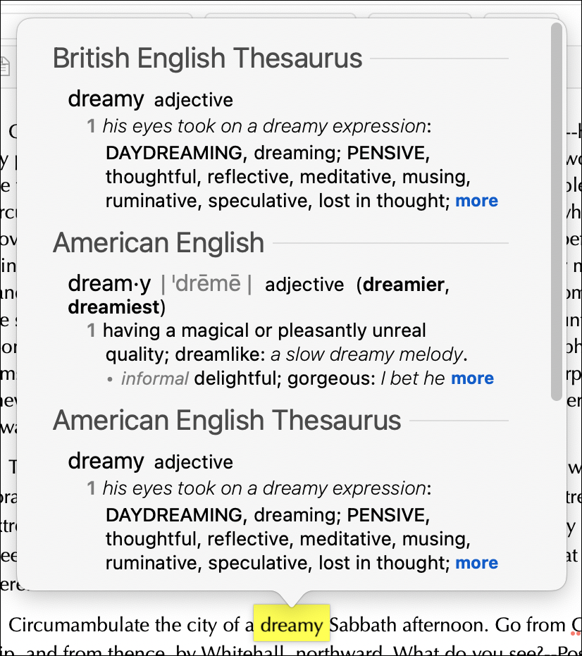 Use Your Thesaurus and Dictionary Correctly 