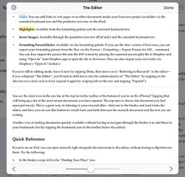 Scrivener for iPad: The Draft Navigator