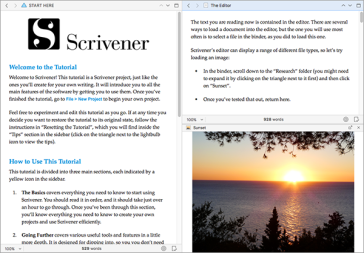 Scrivener 3: Copyholders and Layouts