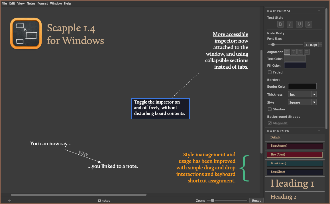 Scapple 1.4 for Windows