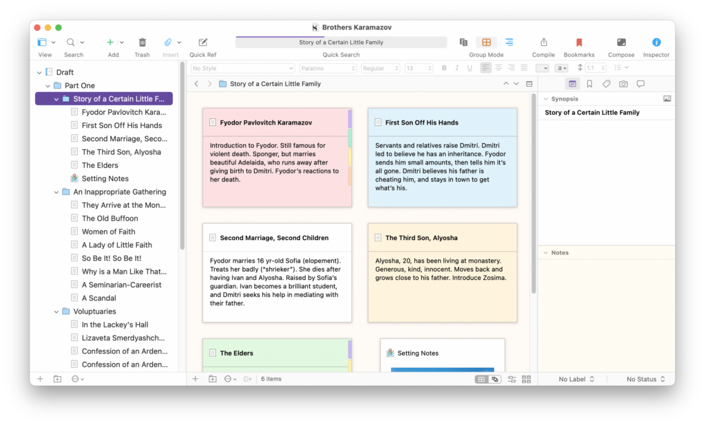 corkboard-synopses